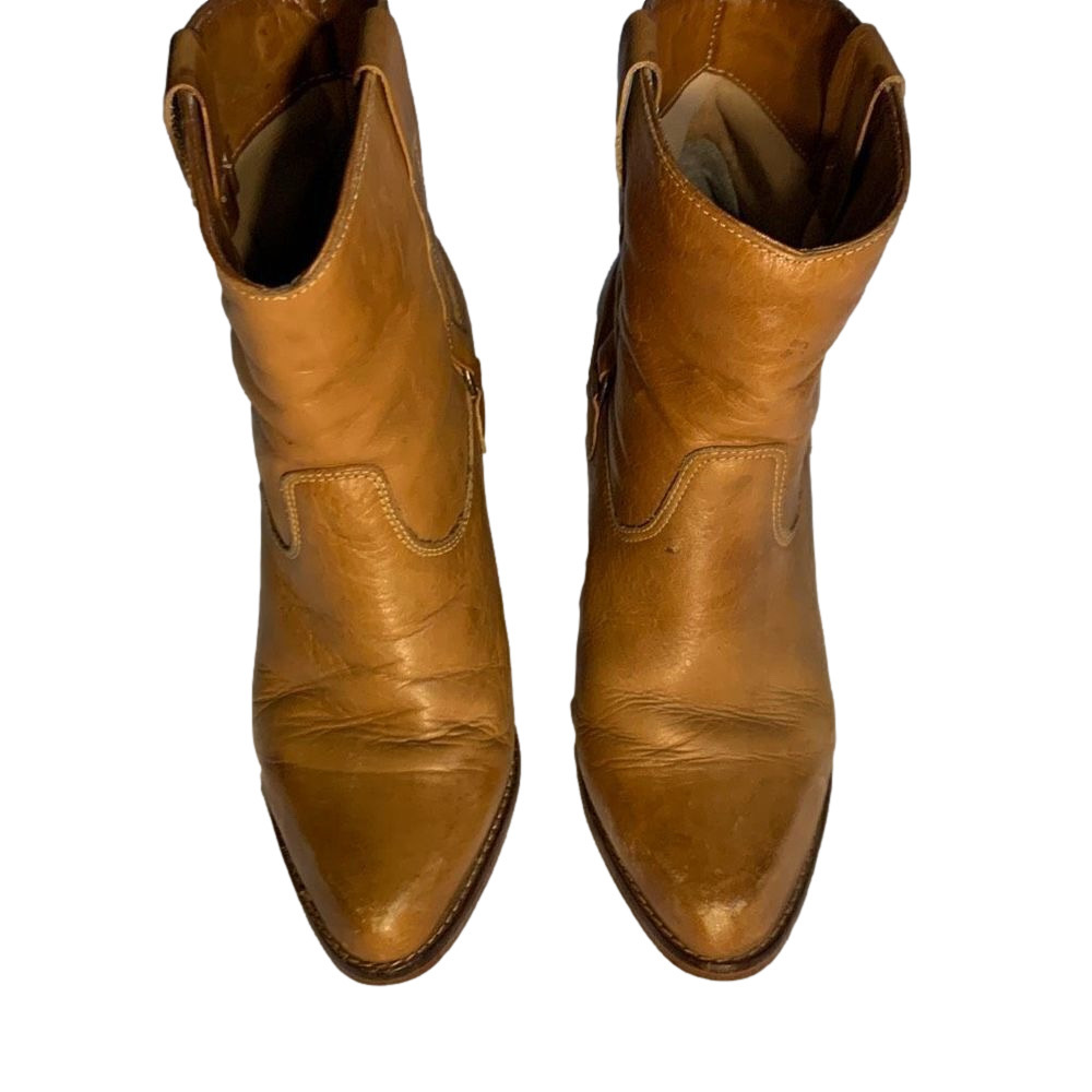 The Wild Pair Womens Cowgirl Leather boots Size 5.5 B